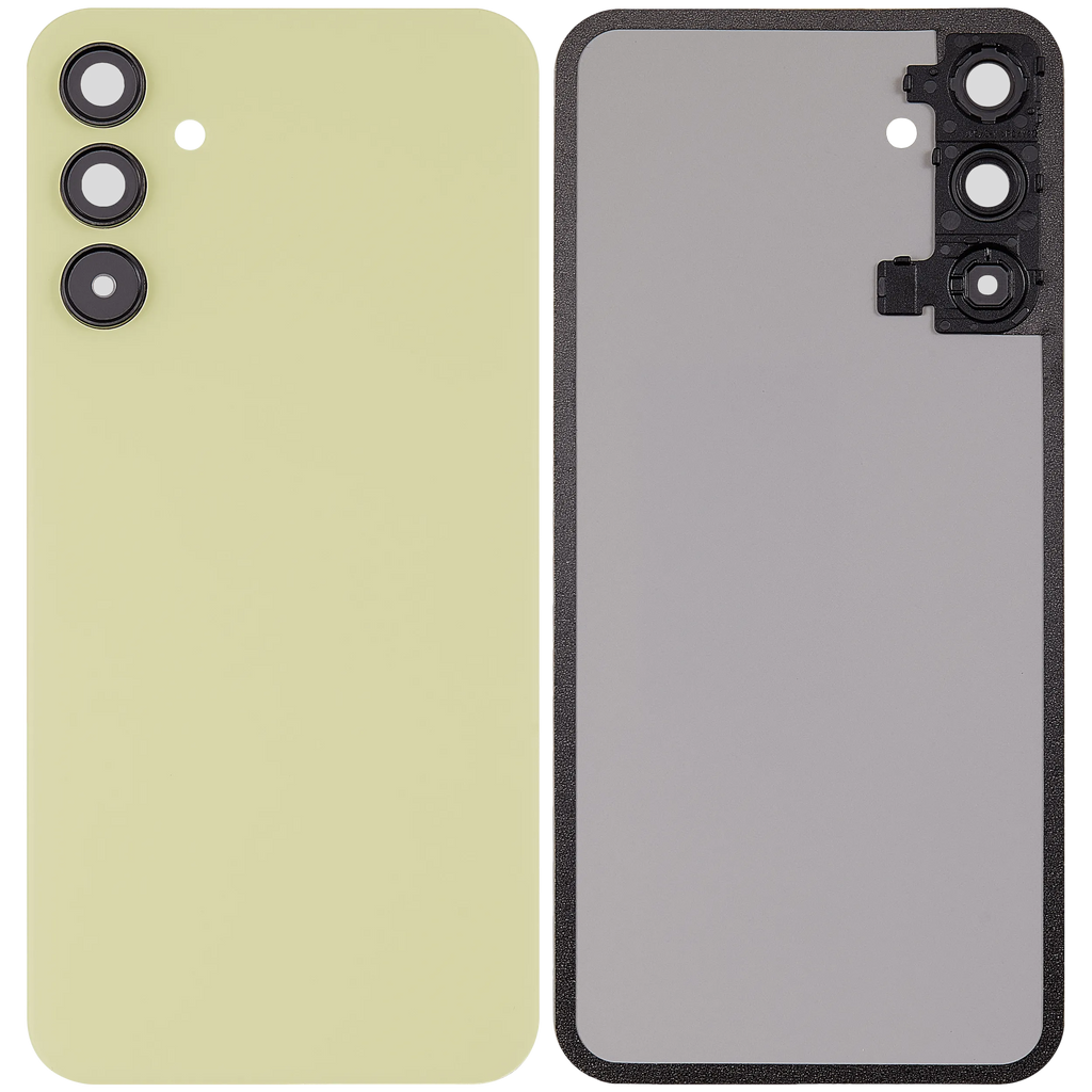 Backcover mit Camera Lens für Samsung Galaxy A15 5G (A156 / 2023) (ohne Logo) (Aftermarket Plus) (Personality Yellow)