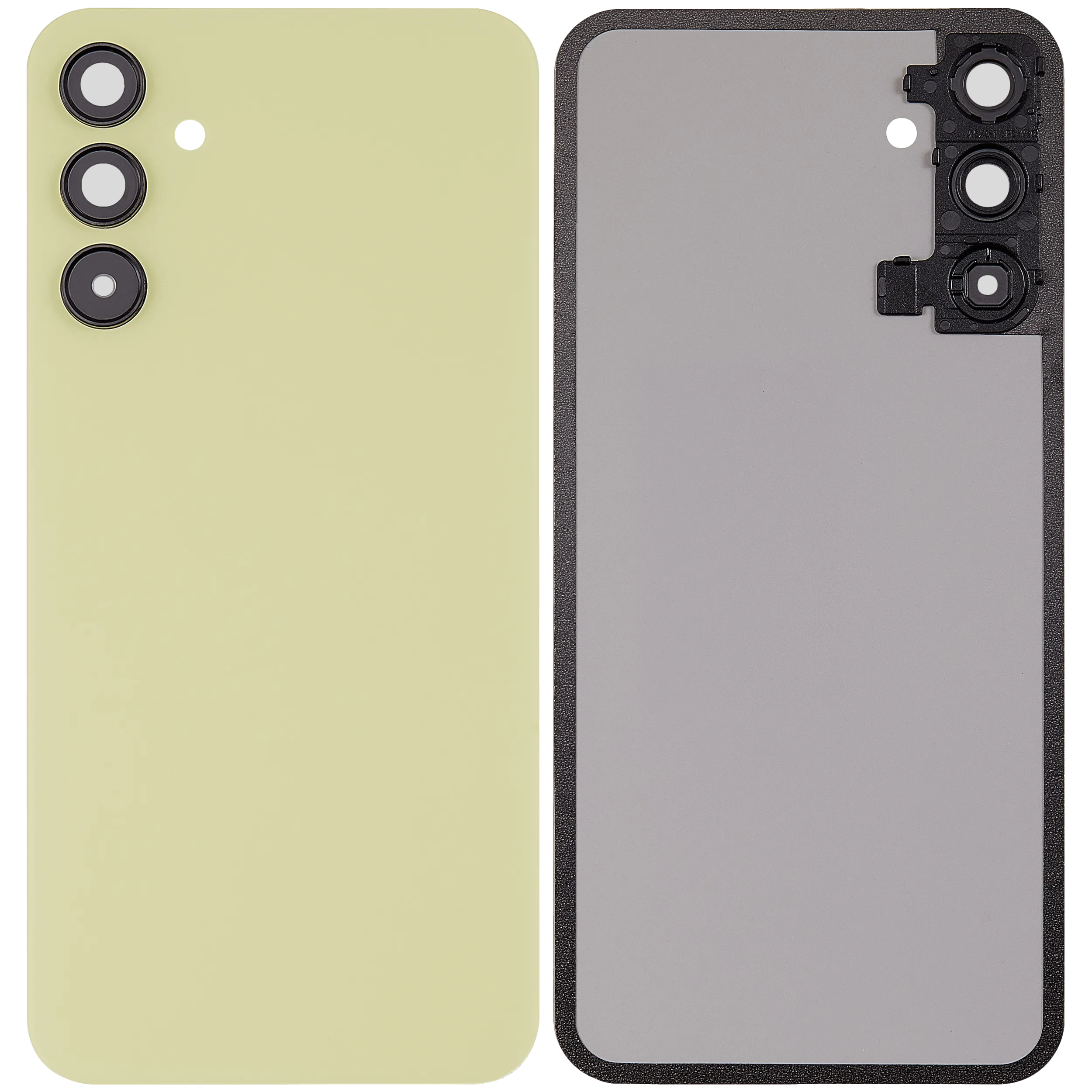 Backcover mit Camera Lens für Samsung Galaxy A15 5G (A156 / 2023) (ohne Logo) (Aftermarket Plus) (Personality Yellow)