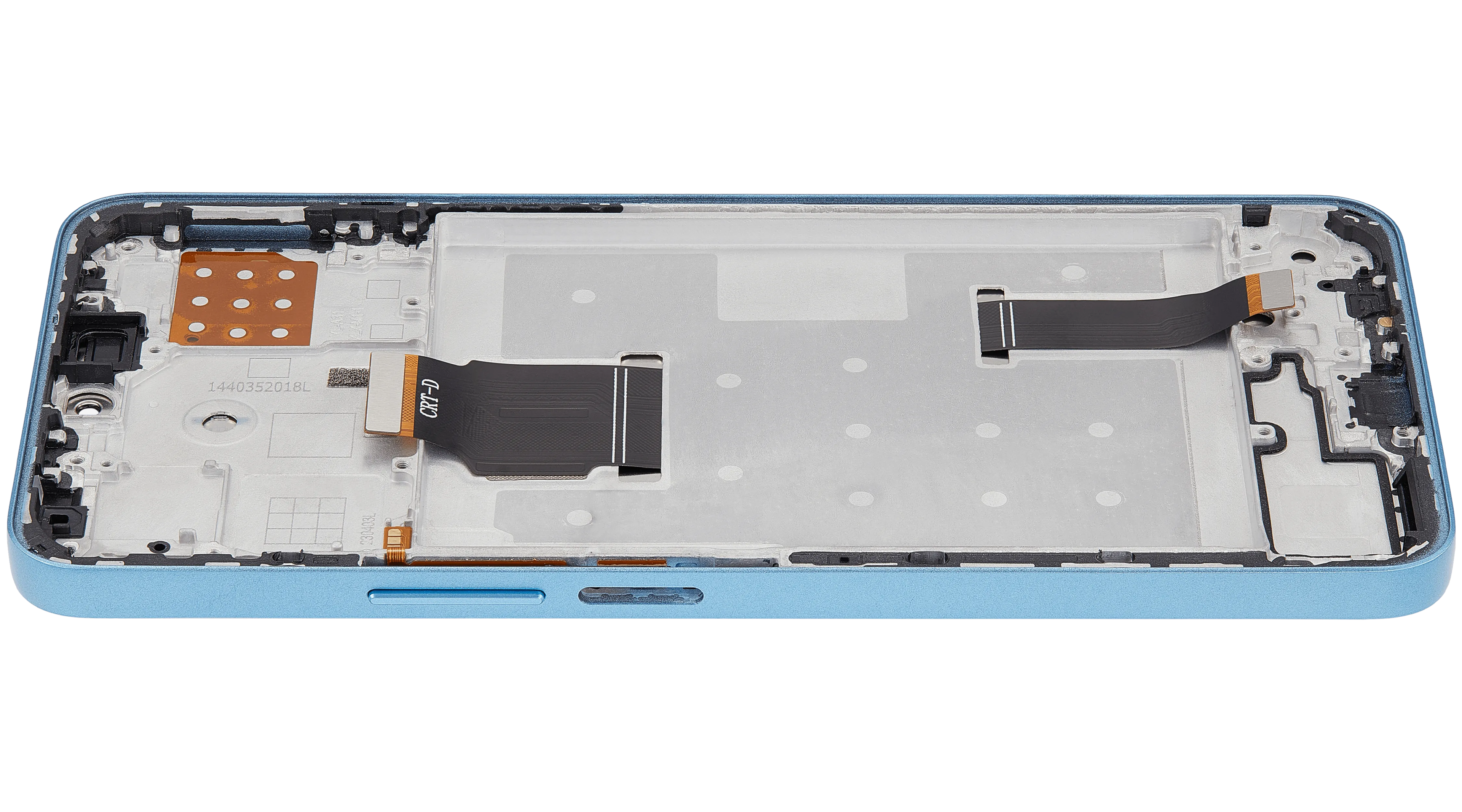 LCD-Display mit Rahmen für Honor X8A / X50i / 90 Lite (Refurbished) (Cyan Lake)