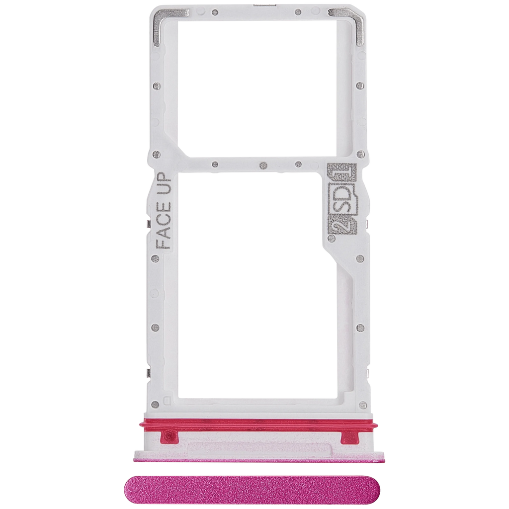 Sim Card Tray für Motorola Moto G37 Power (XT2625 / 2026) (Fuchsia Red)