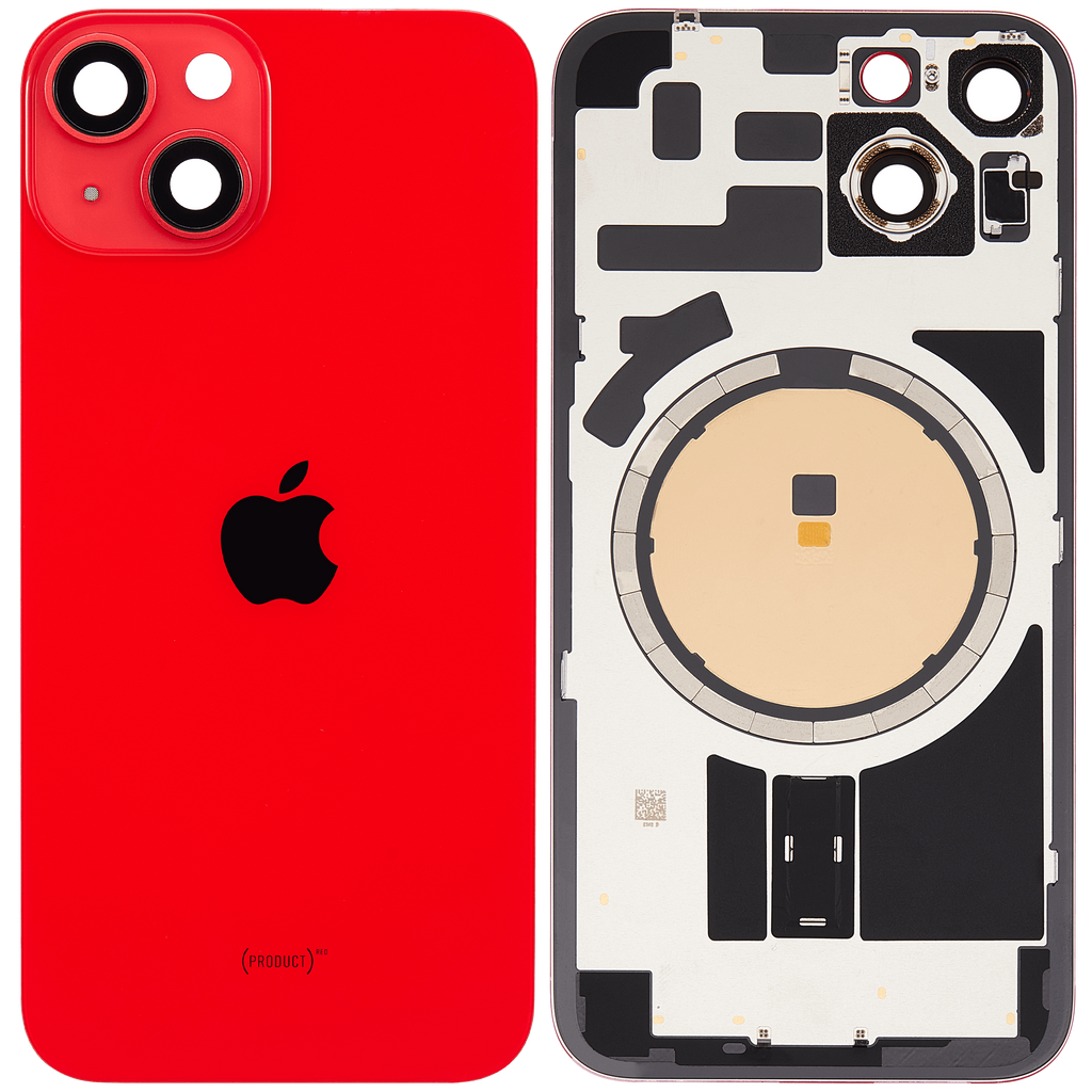 Backcover mit MagSafe Magnet für iPhone 14 (gebrauchter OEM-Ausbau, Qualität A) (Rot)