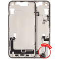 Midframe/Rahmen mit Ladebuchse-Flex für iPhone 14 US OEM A Starlight