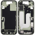 Midframe/Rahmen mit Ladebuchse Flex & Small Parts für iPhone 17 (US-Version) (gebrauchter OEM-Ausbau, Qualität C) (Sage)