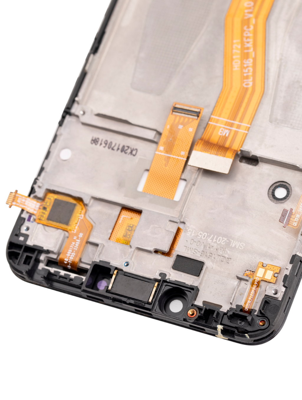 LCD-Display mit Rahmen für Asus ZenFone 4 Max Pro / ZenFone 4 Max Plus (ZC554KL / 2017) (Refurbished) (Schwarz)