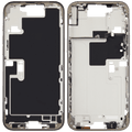 Midframe/Rahmen mit Small Parts für iPhone 16 Pro Max (EU / Global Version) (gebrauchter OEM-Ausbau, Qualität B) (Natural Titanium)