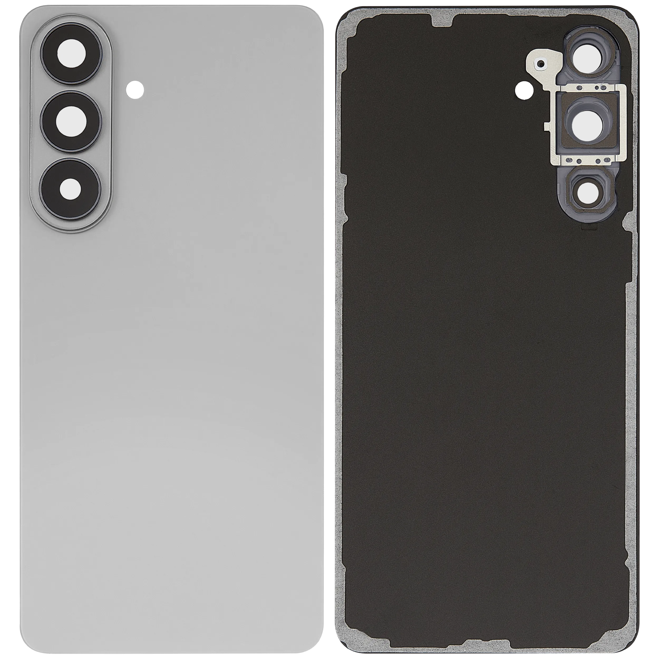 Backcover Glass mit Camera Lens für Samsung Galaxy S26 Plus (Aftermarket Plus) (Silver Shadow)