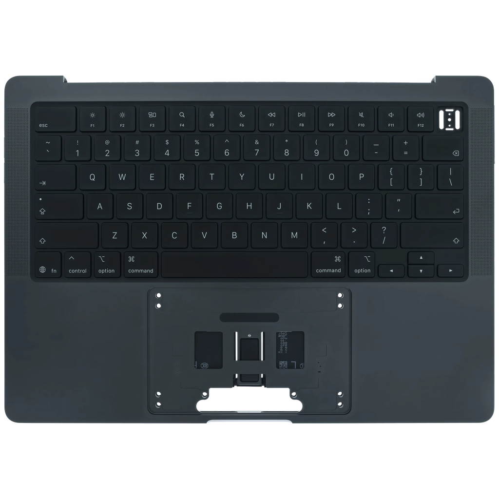 Top Case mit Keyboard (ANSI US) für MacBook Pro 14" A3426 (2026) (Original OEM) (Space Schwarz)