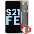 OLED Display with Frame for Samsung Galaxy S21 FE 5G (US & International Version) (Service Pack) (Olive Green)