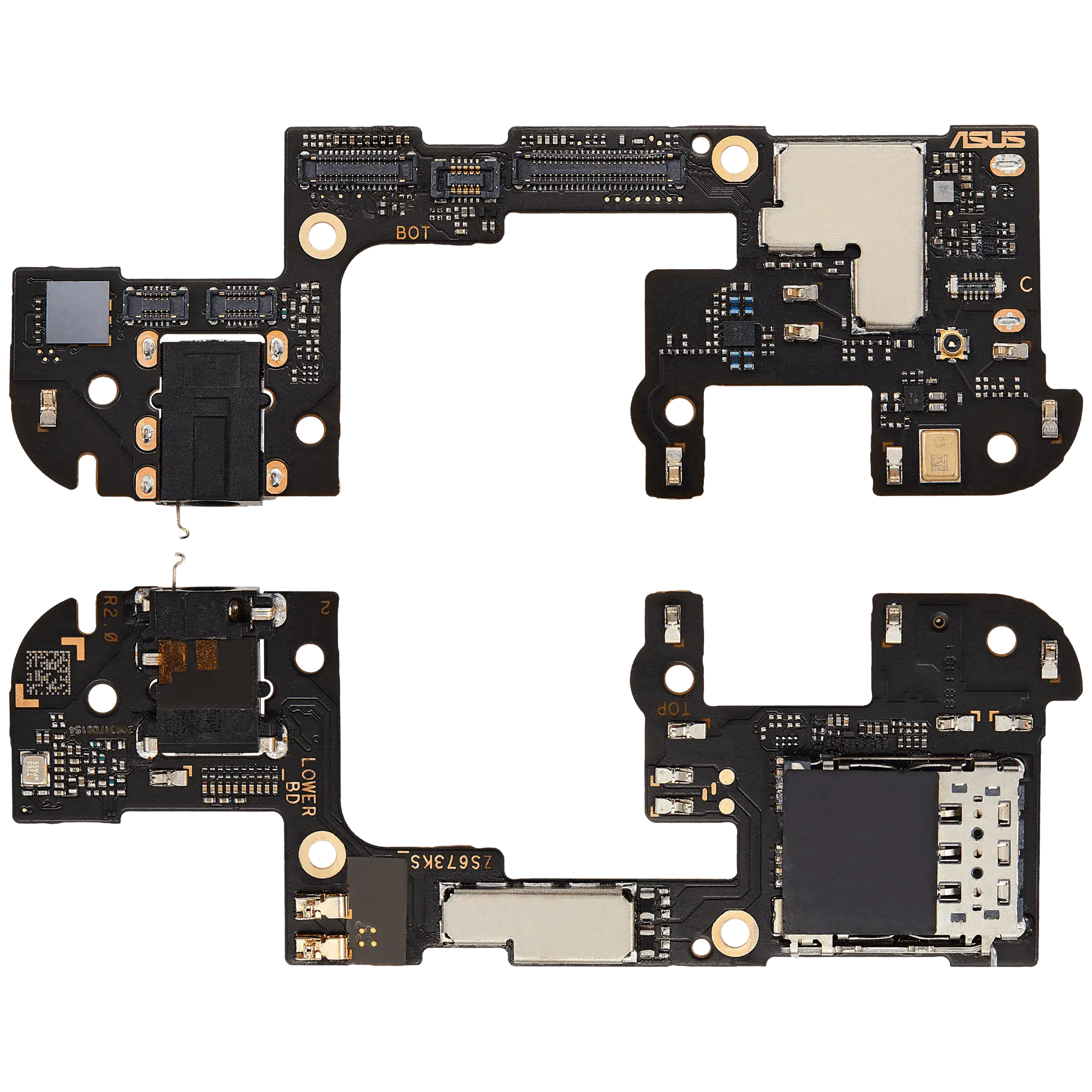 Sim Card Reader Board mit Audio Jack für Asus ROG Phone 5 (ZS673KS)