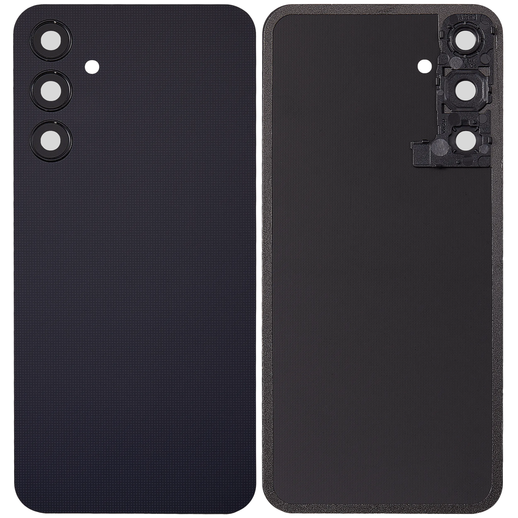 Backcover mit Camera Lens für Samsung Galaxy A25 5G (A256 / 2023) (ohne Logo) (Aftermarket Plus) (Brave Black)