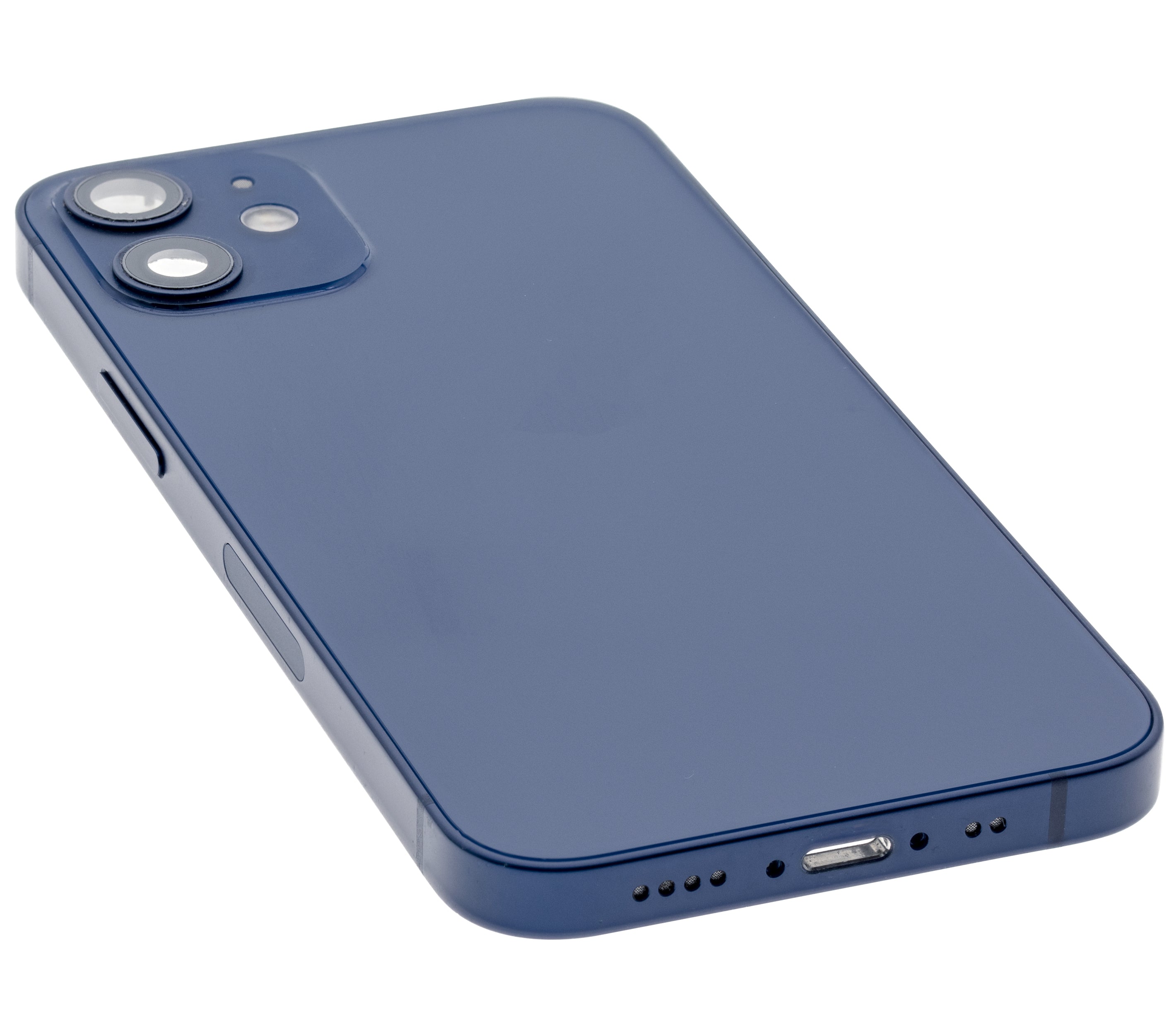 Backcover/Rahmen mit Small Parts für iPhone 12 Mini (EU / Global Version) (gebrauchter OEM-Ausbau, Qualität B) (Blau)