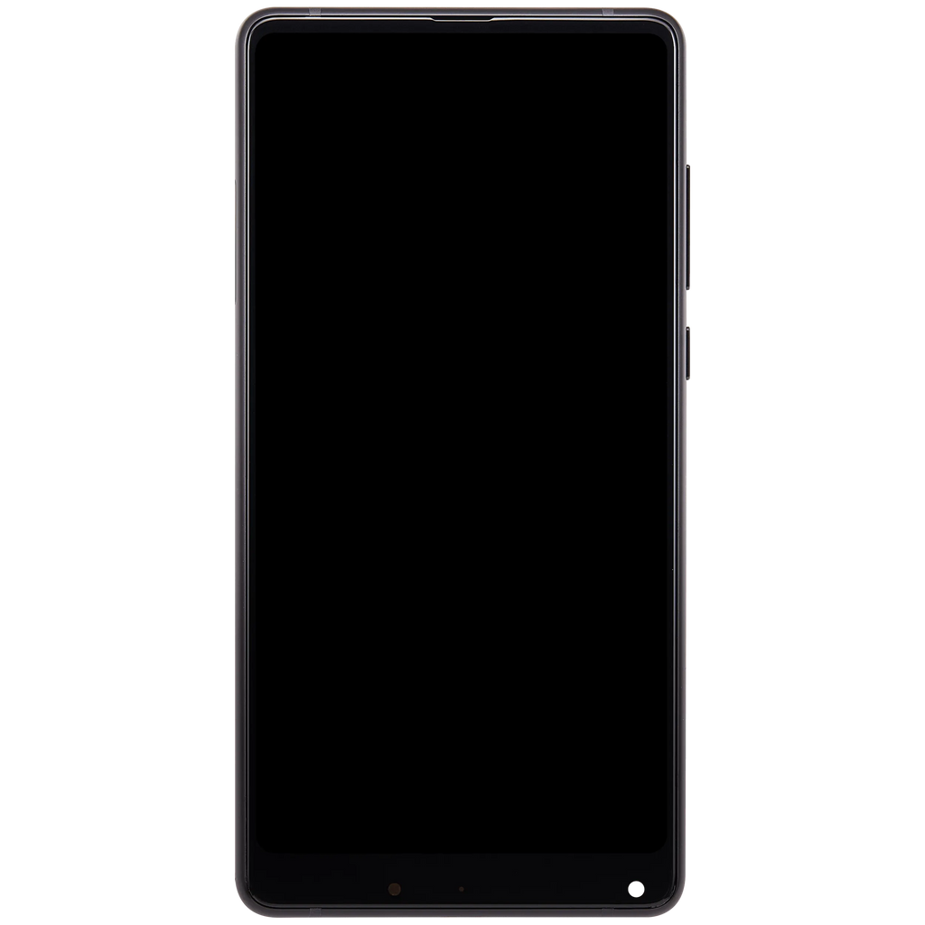 LCD-Display mit Rahmen für Xiaomi Mi Mix 2 (Aftermarket Plus) (Schwarz)