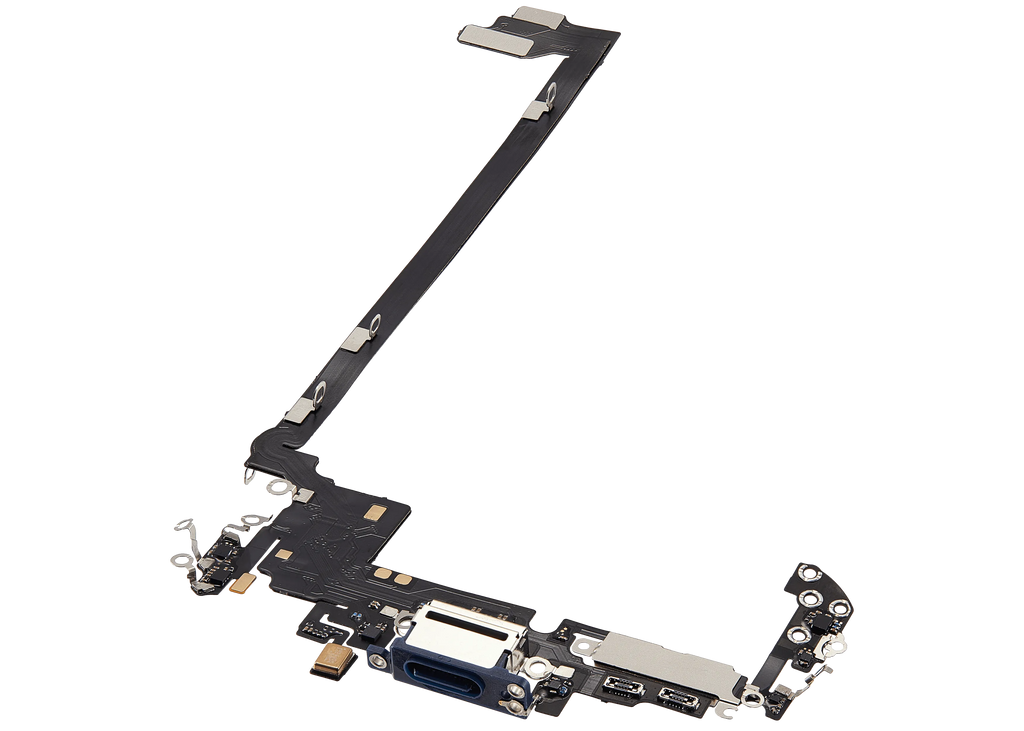 Ladebuchse Flex Cable für iPhone 17 Pro max (Aftermarket Plus) (US-Version) (Deep Blue)