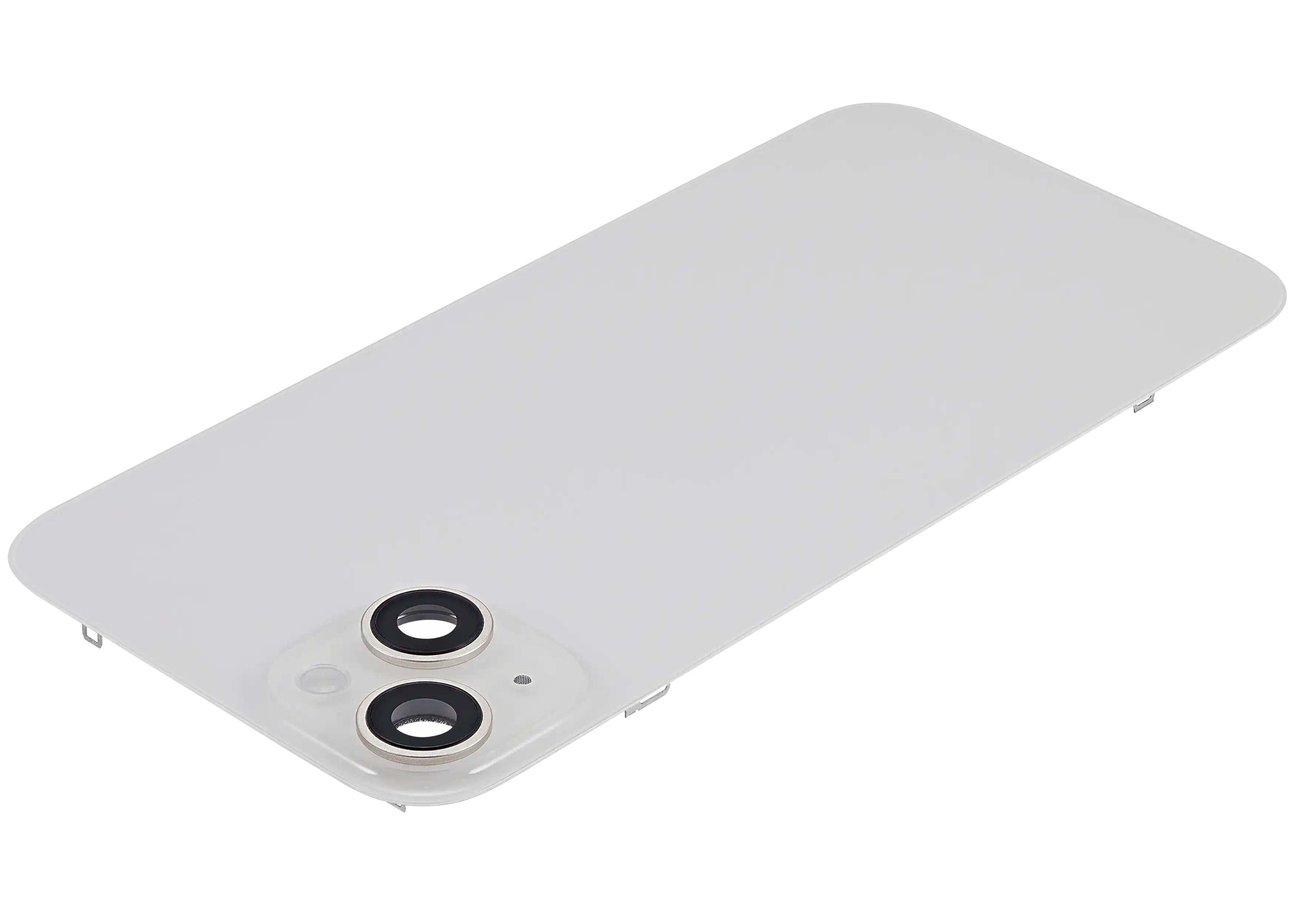 Backcover mit MagSafe Magnet & NFC & Blitz-Flexkabel für iPhone 14 Plus (gebrauchter OEM-Ausbau, Qualität B) (Starlight)