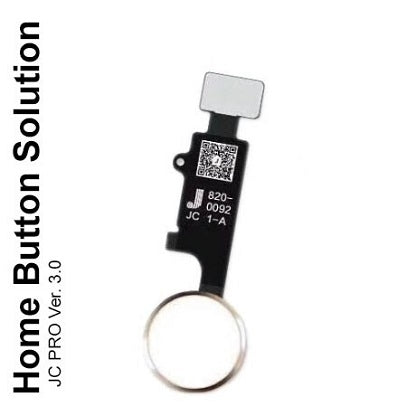 Home Button Solution mit Flex für iPhone 7 / 7 Plus / 8 / 8 Plus (Gold) (Version 3 / JCID)
