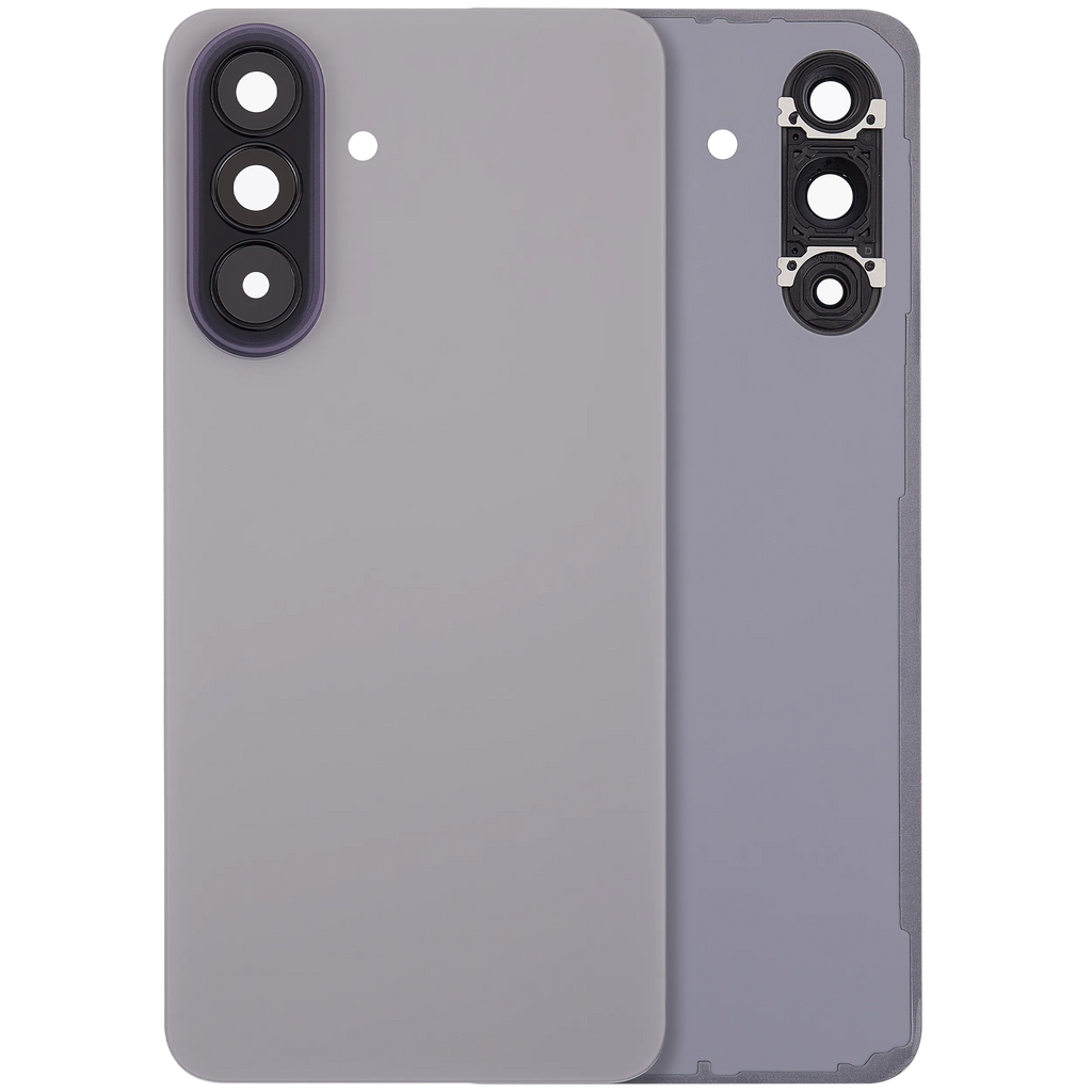 Backcover Glass mit Camera Lens für Samsung Galaxy A57 5G (A576 / 2026) (ohne Logo) (Aftermarket Plus) (Grau)