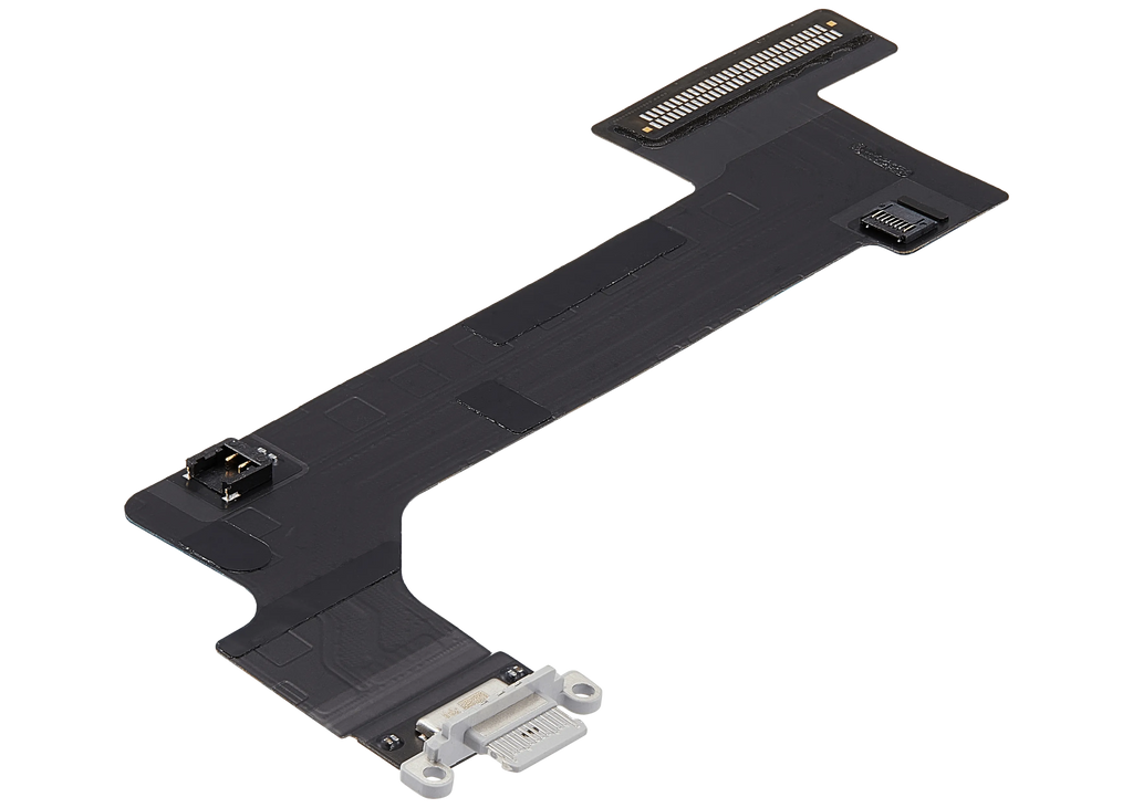 Ladebuchse Flex Cable für iPad 10 (2022) (Cellular) (gebrauchter OEM-Ausbau, Qualität A) (Silber)