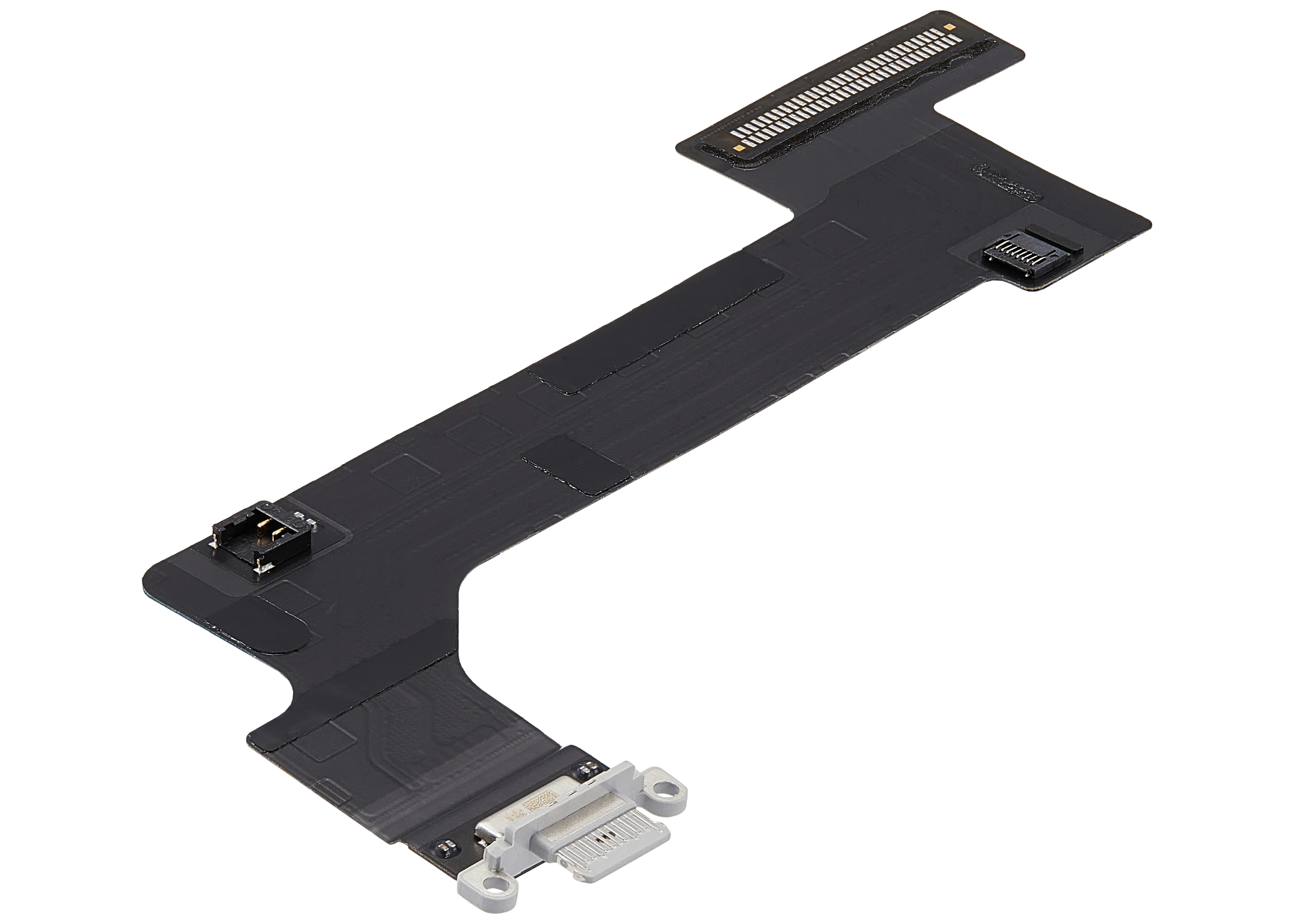 Ladebuchse Flex Cable für iPad 10 (2022) (Cellular) (gebrauchter OEM-Ausbau, Qualität A) (Silber)