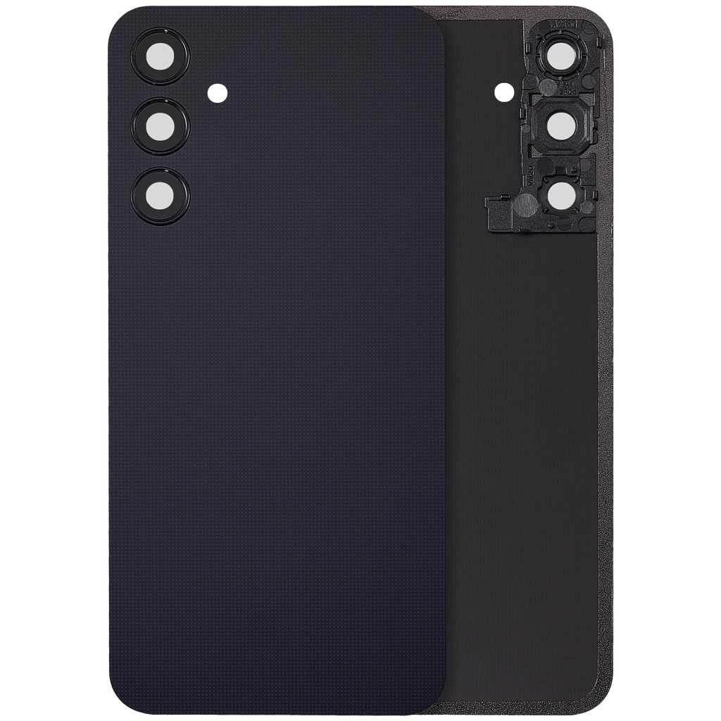Backcover mit Camera Lens für Samsung Galaxy A25 5G (A256 / 2023) (ohne Logo) (Aftermarket Plus) (Brave Black)