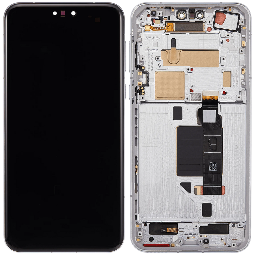 OLED-Display mit Rahmen für Honor Magic 7 Pro (Refurbished) (Weiß)