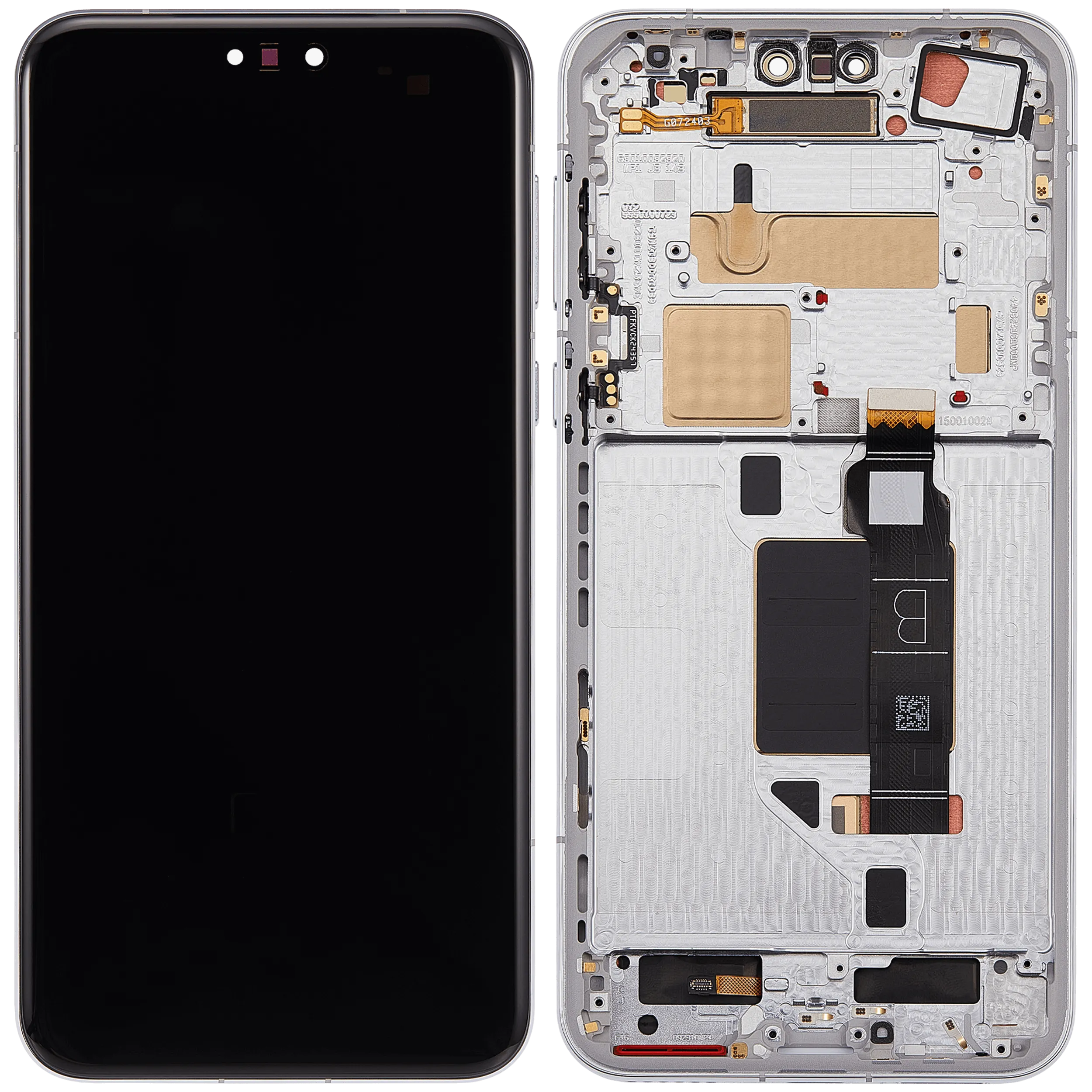 OLED-Display mit Rahmen für Honor Magic 7 Pro (Refurbished) (Weiß)