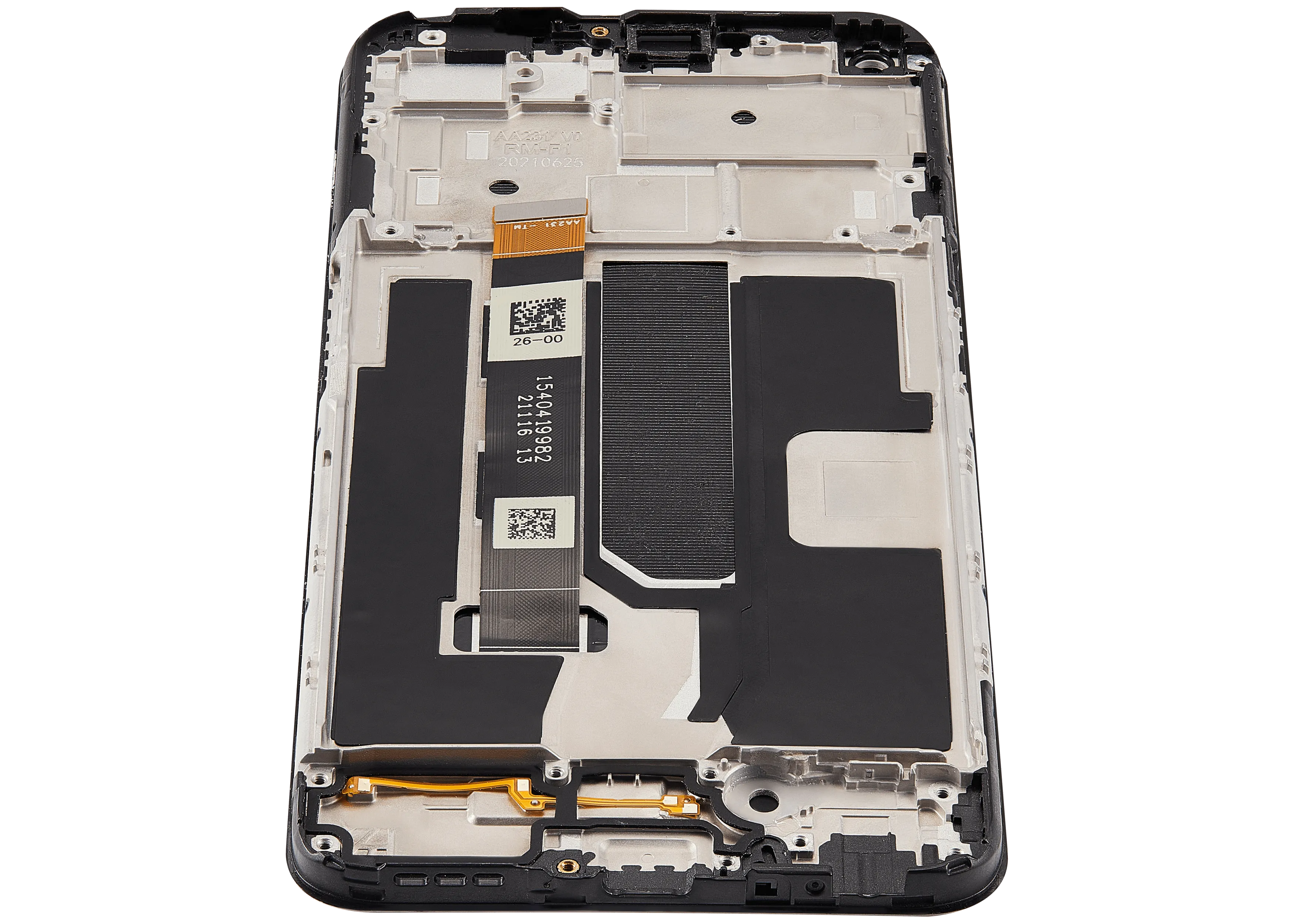 OLED-Display mit Rahmen Compatible für Oppo A93s (2021) (Refurbished) (Alle Farben)