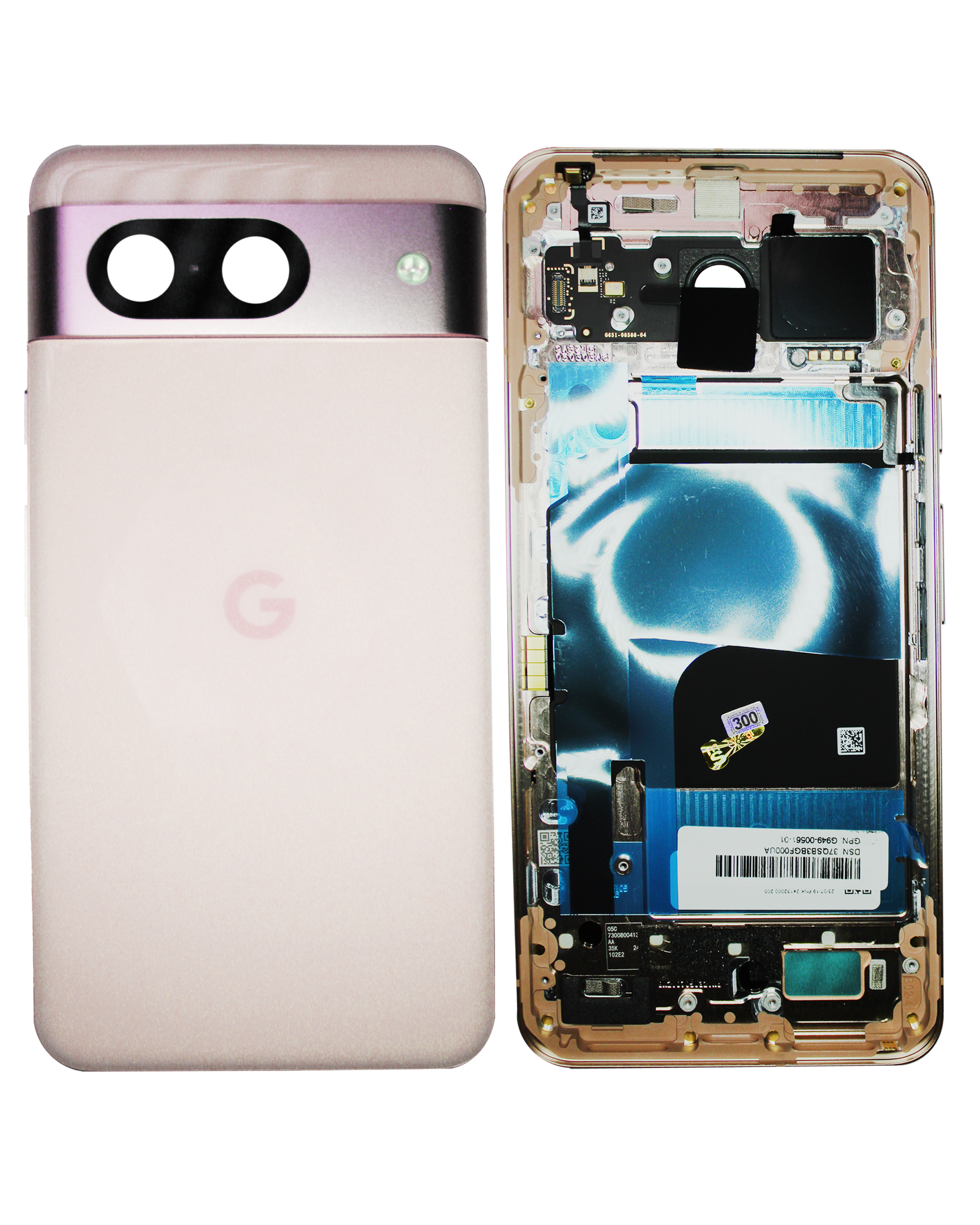 Backcover/Rahmen für Google Pixel 8 (Original OEM) (Rose)
