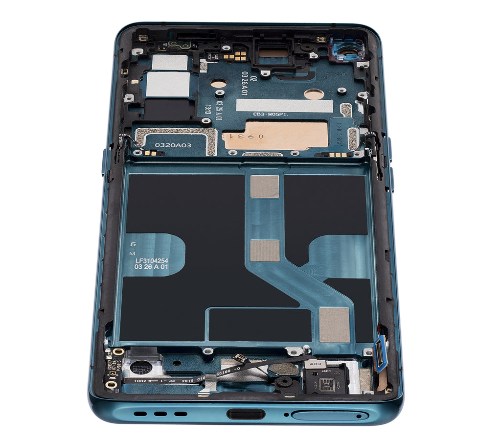 OLED Display with Frame for OPPO Find X2 (Refurbished) (Ocean)