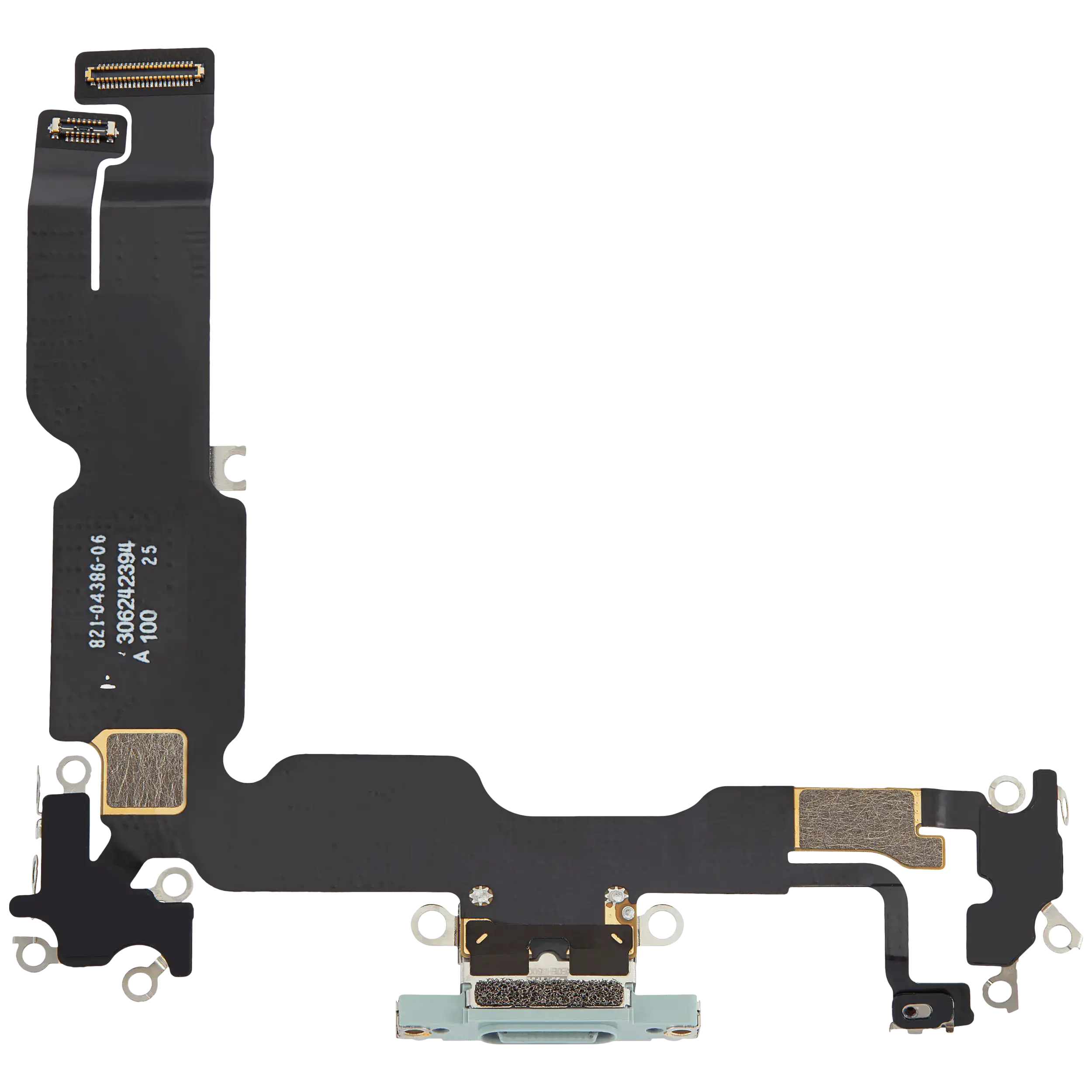 Ladebuchse Flex Cable für iPhone 15 Plus (gebrauchter OEM-Ausbau) (Grün)
