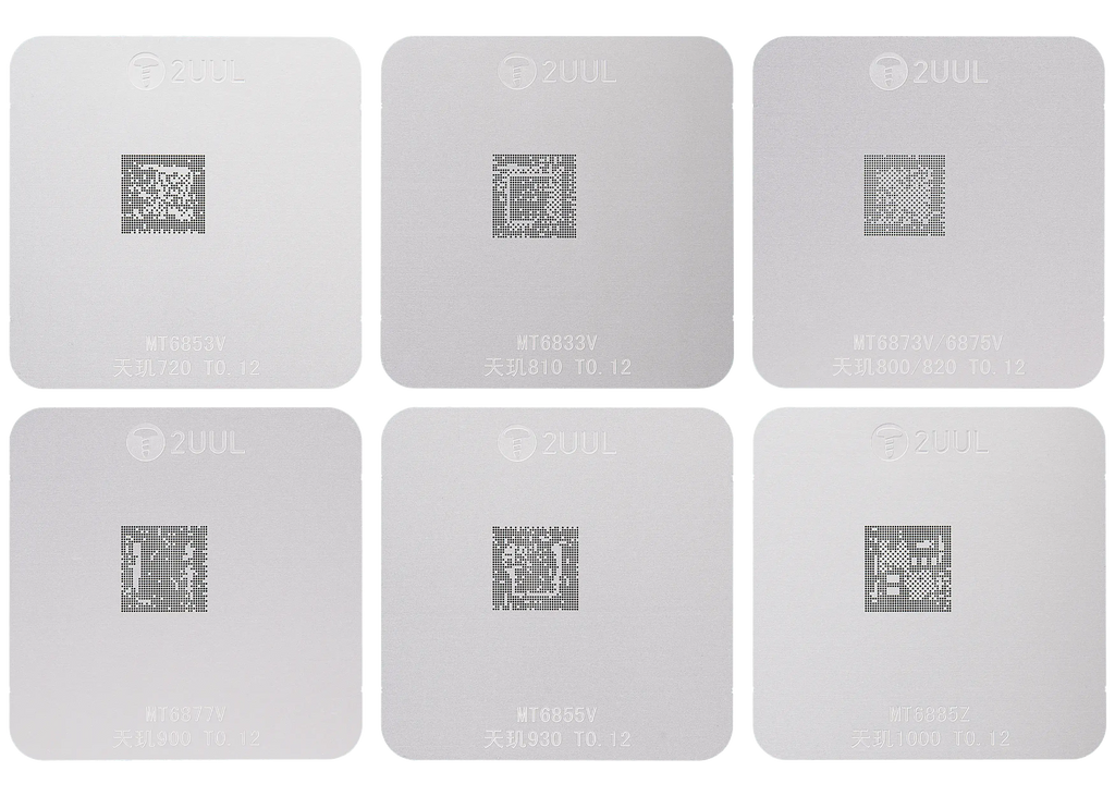 BH17 CPU Reball Base Magnetic Dual-Sided Reballing-Plattform Set (CPUX75) (2UUL)