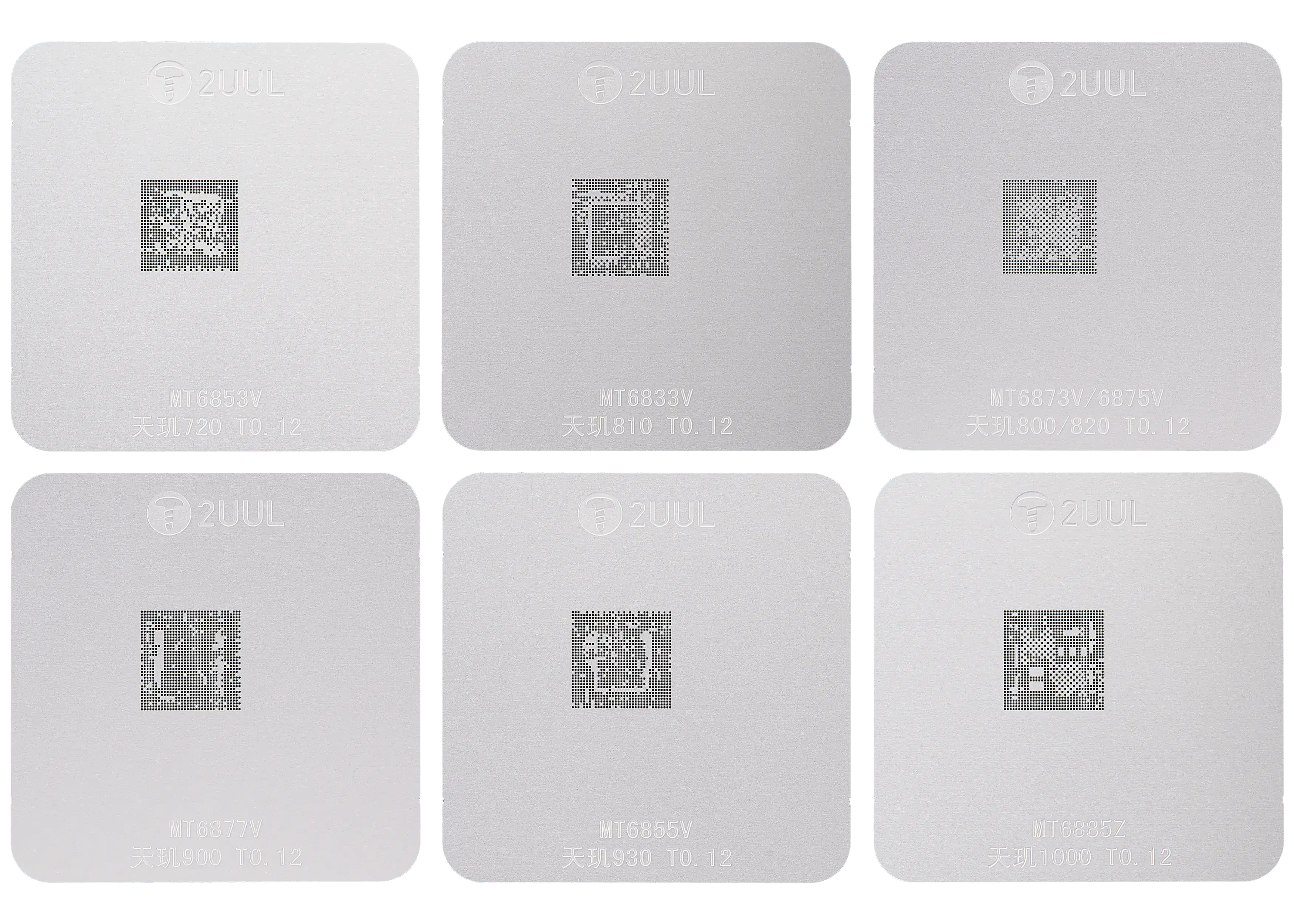 BH17 CPU Reball Base Magnetic Dual-Sided Reballing-Plattform Set (CPUX75) (2UUL)