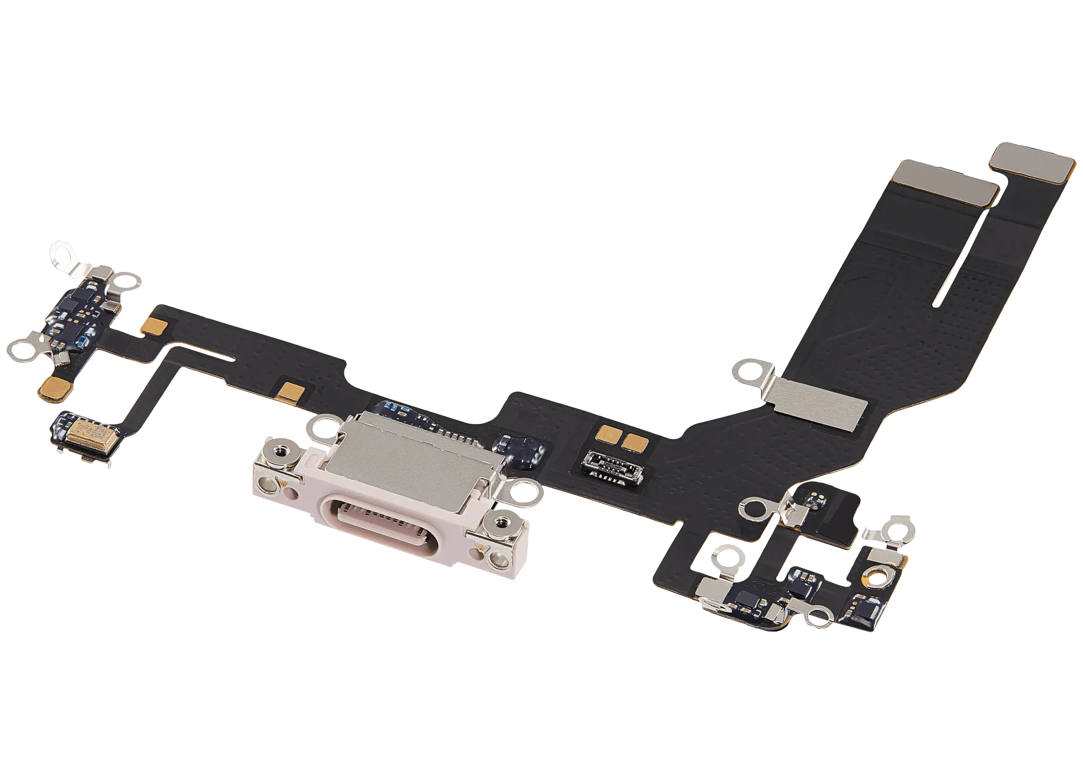 Ladebuchse Flex Cable für iPhone 17e (Aftermarket Plus) (Soft Pink)