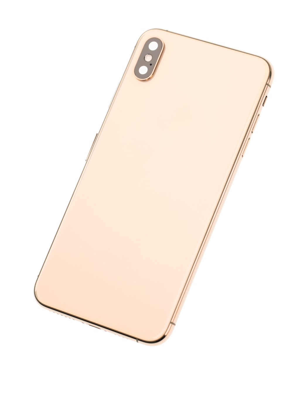 Backcover/Rahmen mit Small Components Pre-Installed für iPhone XS Max (gebrauchter OEM-Ausbau, Qualität A) (Gold)