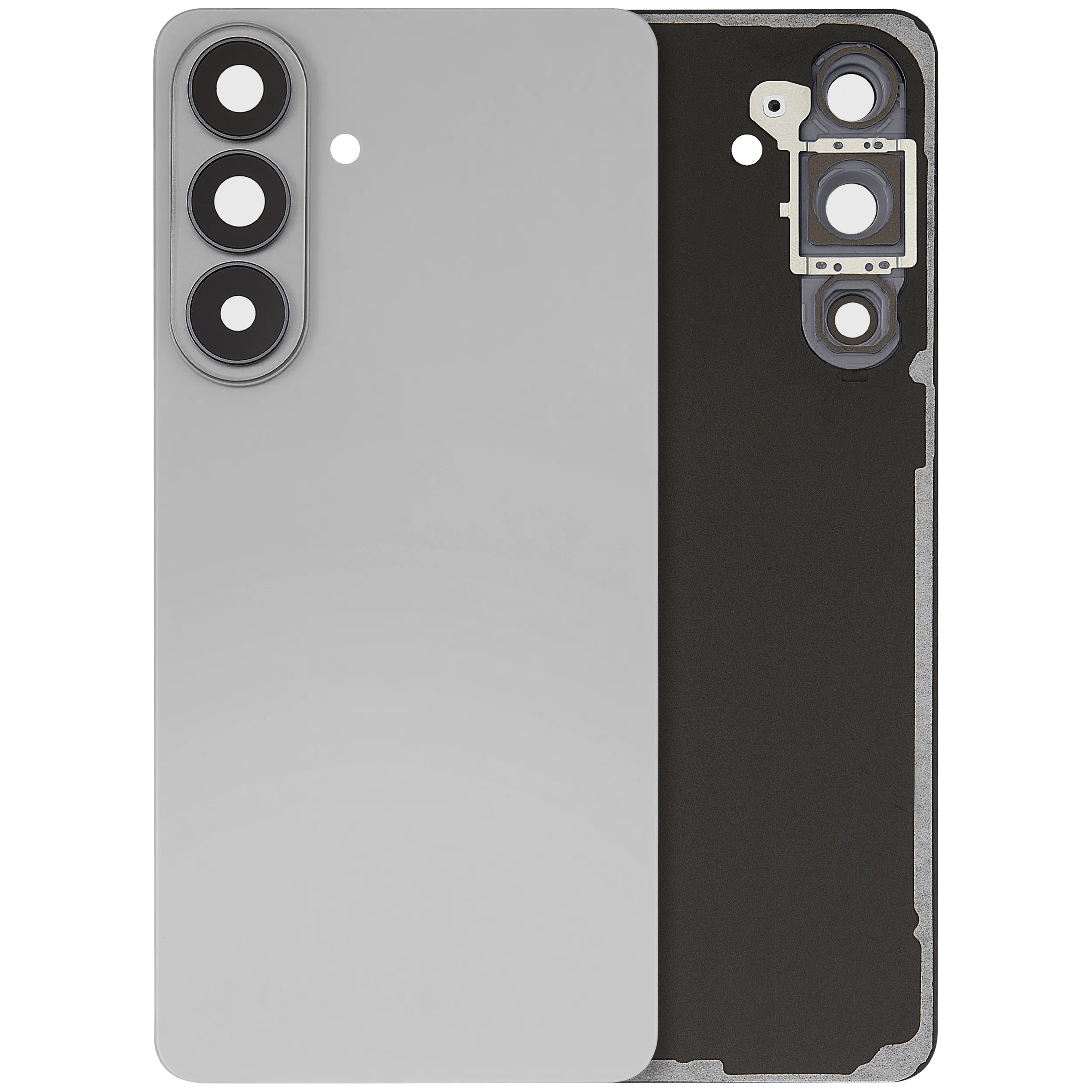 Backcover Glass mit Camera Lens für Samsung Galaxy S26 Plus (Aftermarket Plus) (Silver Shadow)