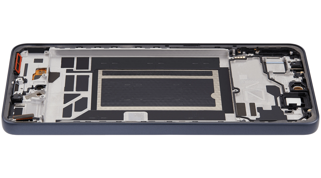 OLED-Display mit Rahmen für Oppo Reno13 F 4G / 5G (Refurbished) (Graphite Grau)