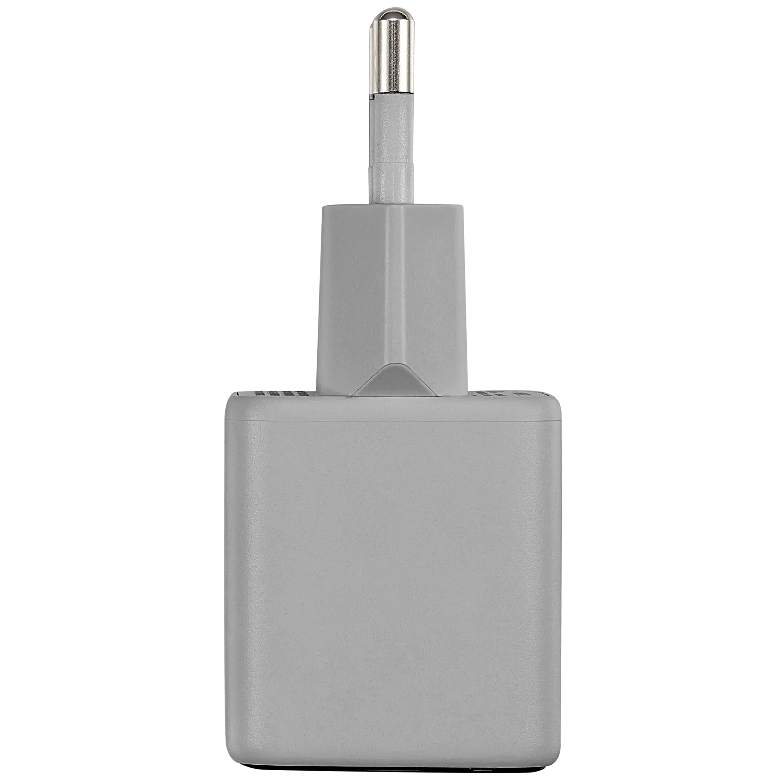 AmpSentrix Pro 30W 2-in-1 USB-C / USB-A GaN Wall Adapter (220V / EU Plug) (Natural Titanium)