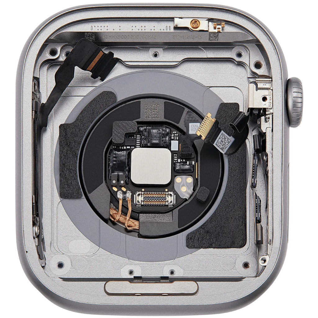 Backcover/Rahmen für Watch Series 11 (46MM) (gebrauchter OEM-Ausbau, Qualität A) (GPS Version) (Aluminum / Space Gray)