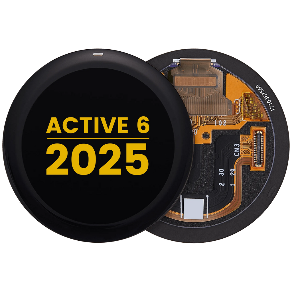 OLED-Display ohne Rahmen für Garmin Active 6 (2025) (Premium) (Schwarz)