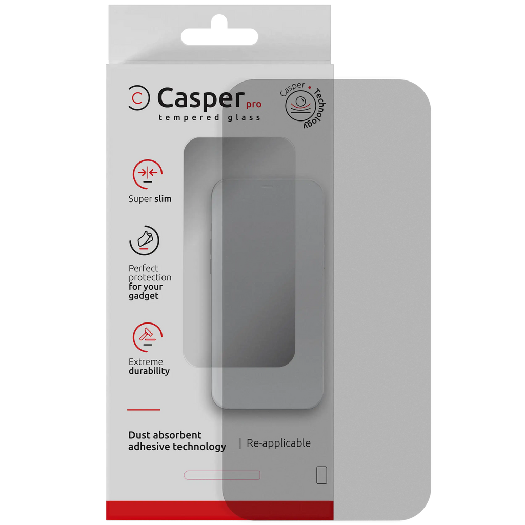 Casper Pro Tempered Glass for iPhone Air (Retail Pack) (Matte)