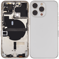 Backcover/Rahmen mit Small Parts für iPhone 13 Pro (EU / Global Version) (gebrauchter OEM-Ausbau, Qualität B) (Silber)