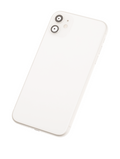 Backcover/Rahmen mit Small Components Pre-Installed für iPhone 11 (gebrauchter OEM-Ausbau, Qualität C) (Weiß)