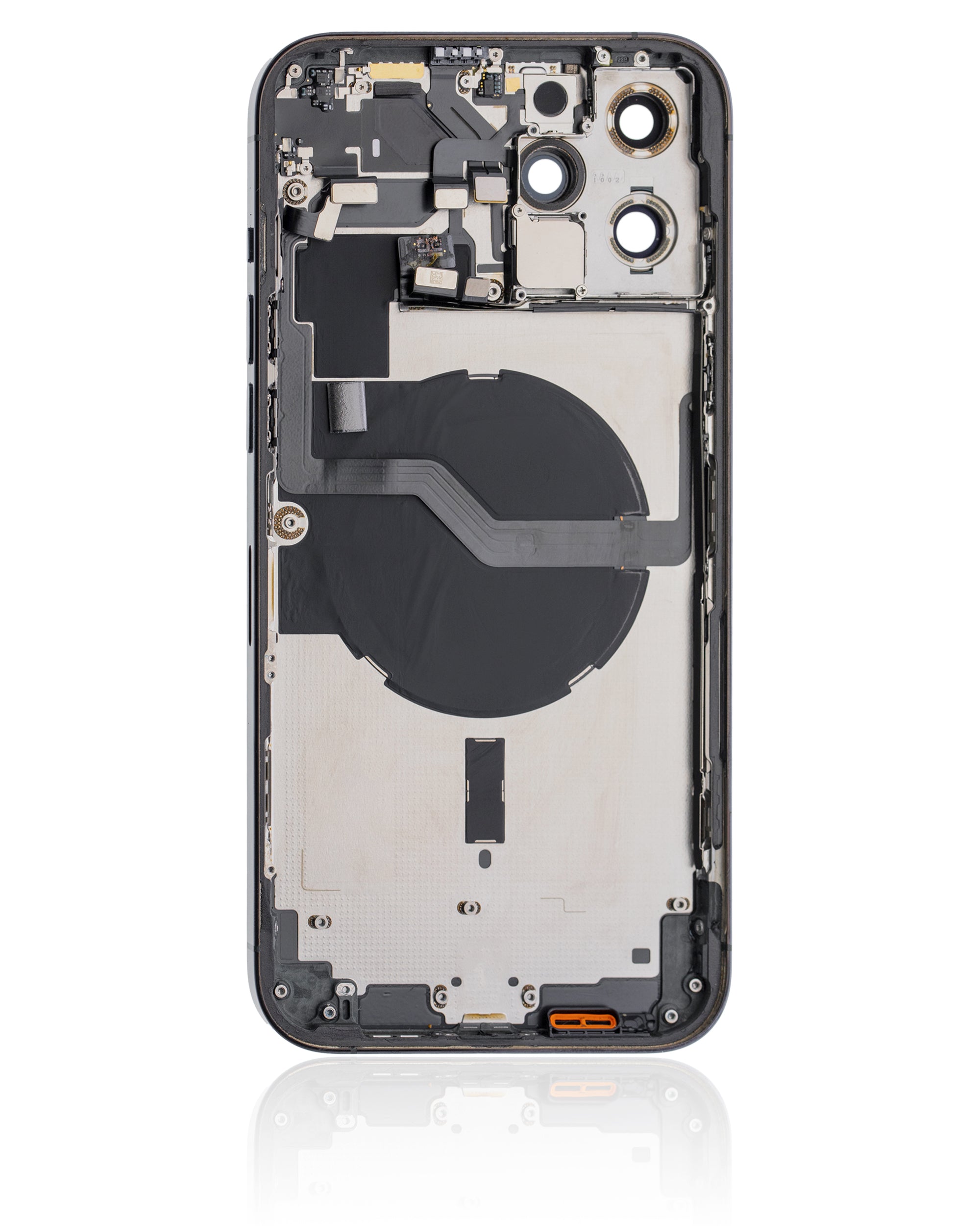 Backcover/Rahmen mit Small Parts für iPhone 12 Pro Max (EU / Global Version) (gebrauchter OEM-Ausbau, Qualität A) (Pacific Blau)