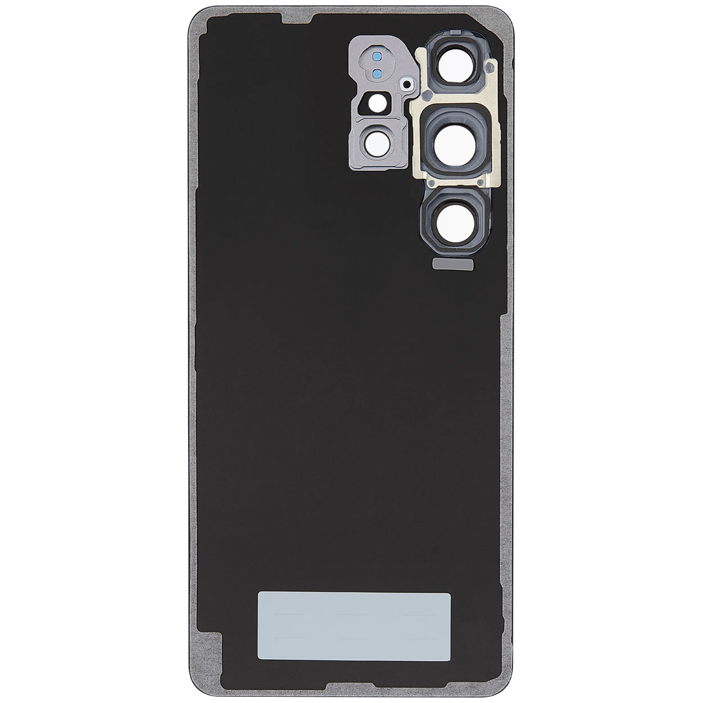 Backcover Glass mit Camera Lens für Samsung Galaxy S26 Ultra (Aftermarket Plus) (Silver Shadow)