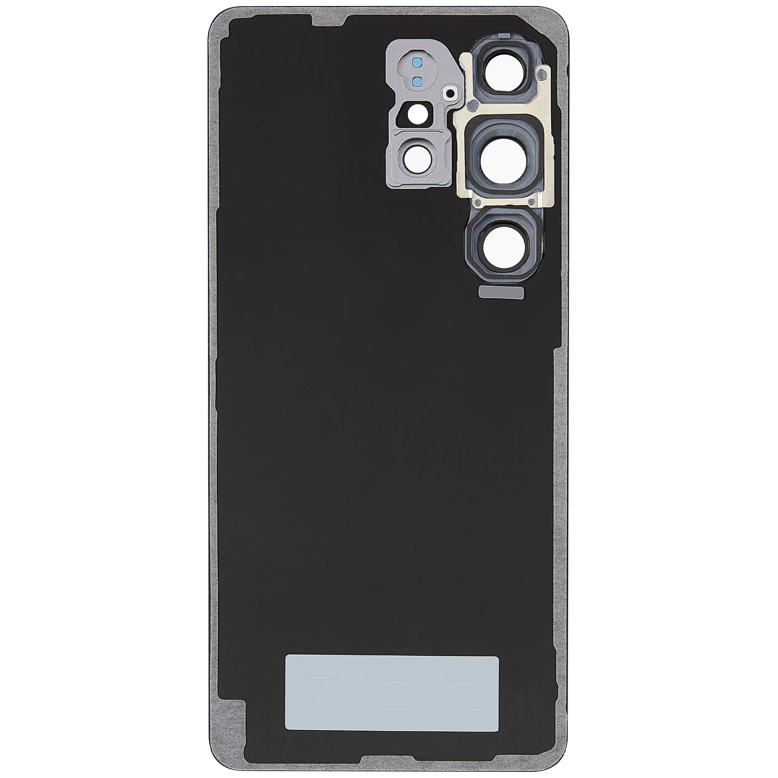 Backcover Glass mit Camera Lens für Samsung Galaxy S26 Ultra (Aftermarket Plus) (Silver Shadow)