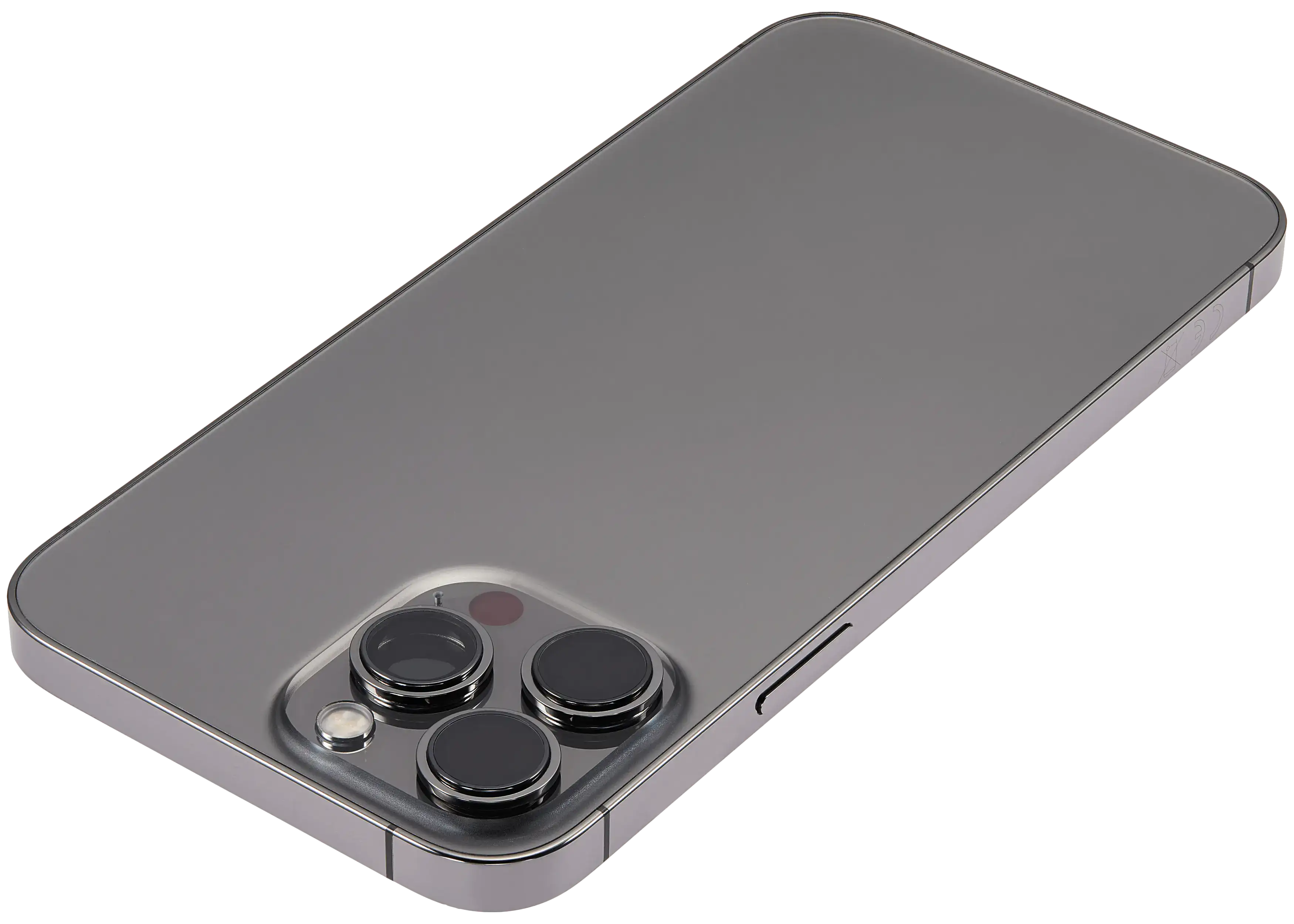 Backcover/Rahmen mit Small Parts für iPhone 13 Pro Max (EU / Global Version) (gebrauchter OEM-Ausbau, Qualität B) (Graphite)