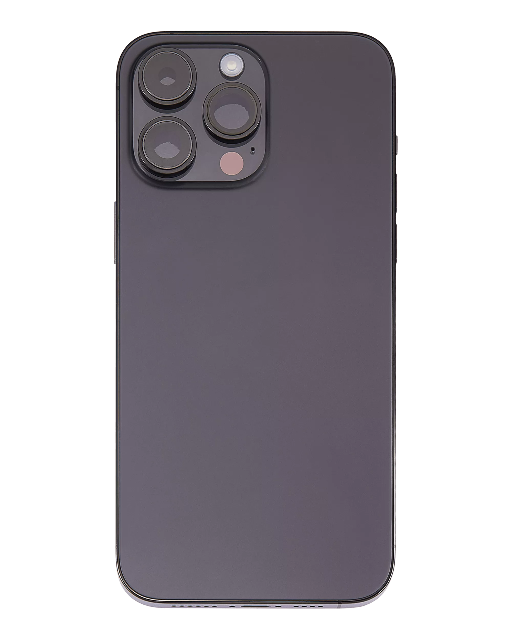 Backcover/Rahmen mit Small Parts für iPhone 14 Pro Max (US-Version) (gebrauchter OEM-Ausbau, Qualität B) (Space Schwarz)