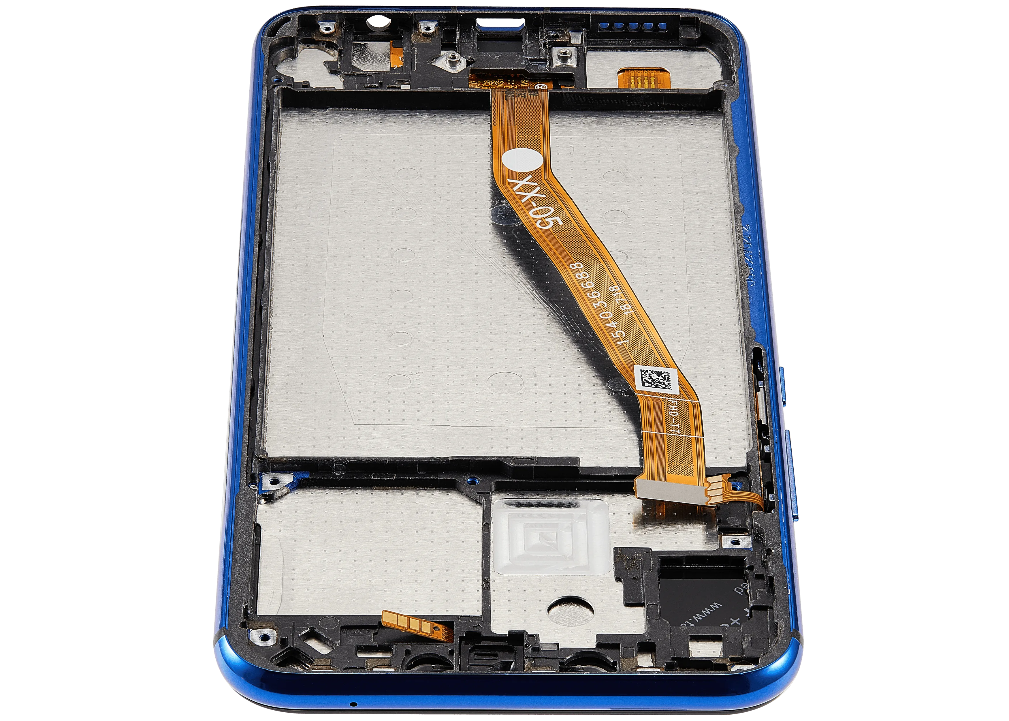 LCD-Display mit Rahmen für Huawei Nova 3i (2018) (Refurbished) (Bluenull)