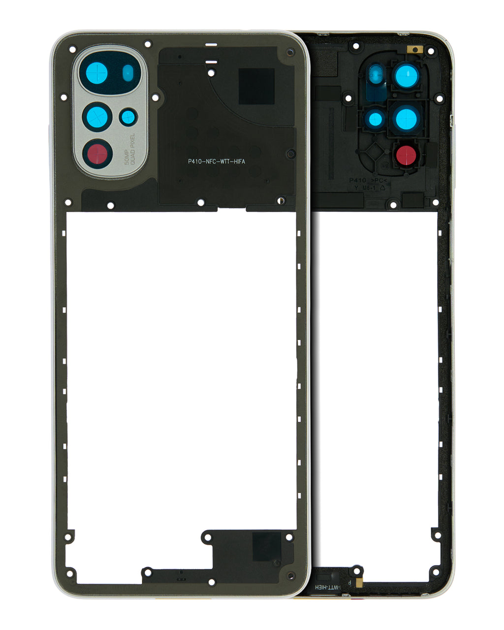 Midframe/Frame for Motorola Moto G22 (XT2231 / 2022) (Pearl White)