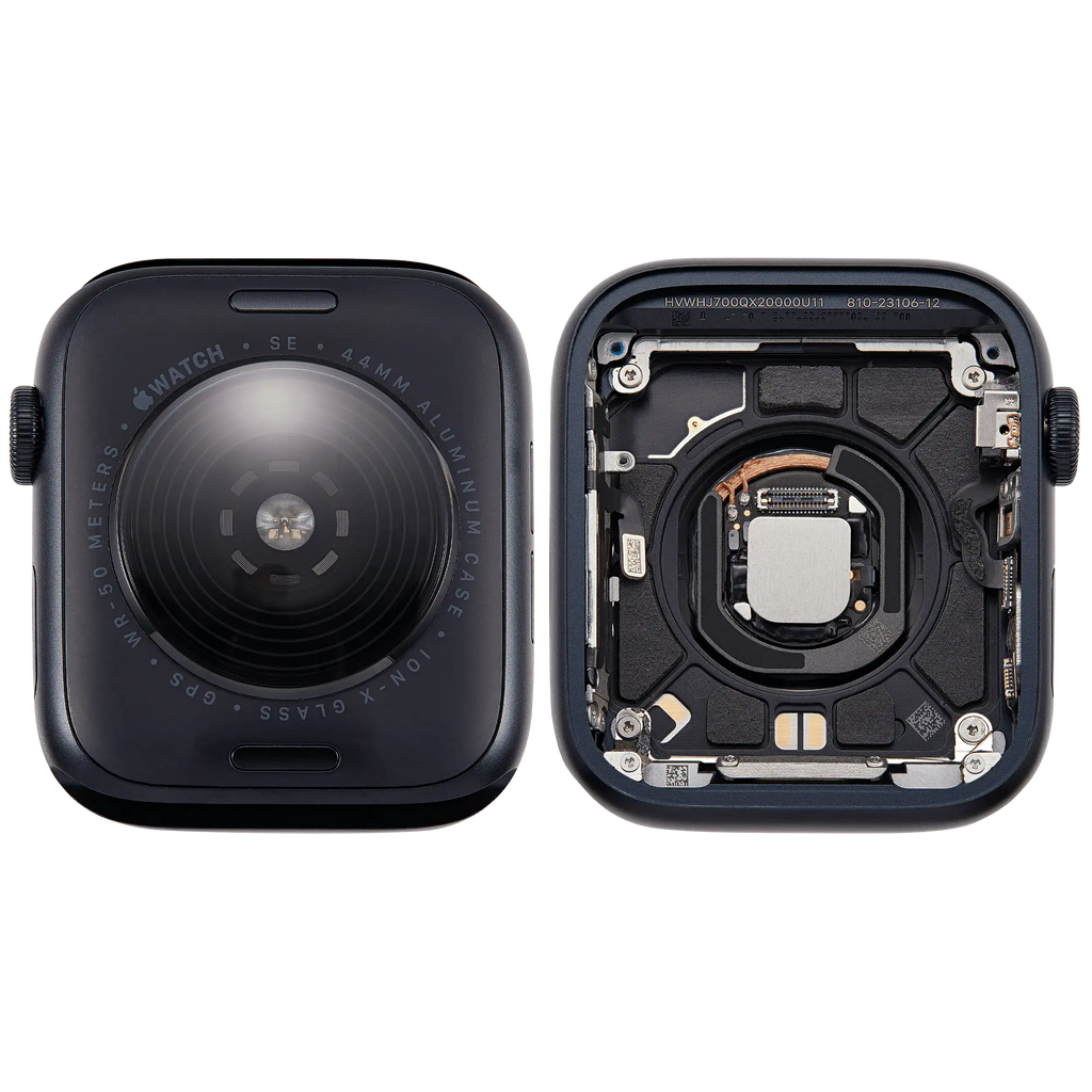 Backcover/Rahmen für Watch Series SE 3rd (44MM) (gebrauchter OEM-Ausbau, Qualität A) (GPS Version) (Aluminum / Midnight)