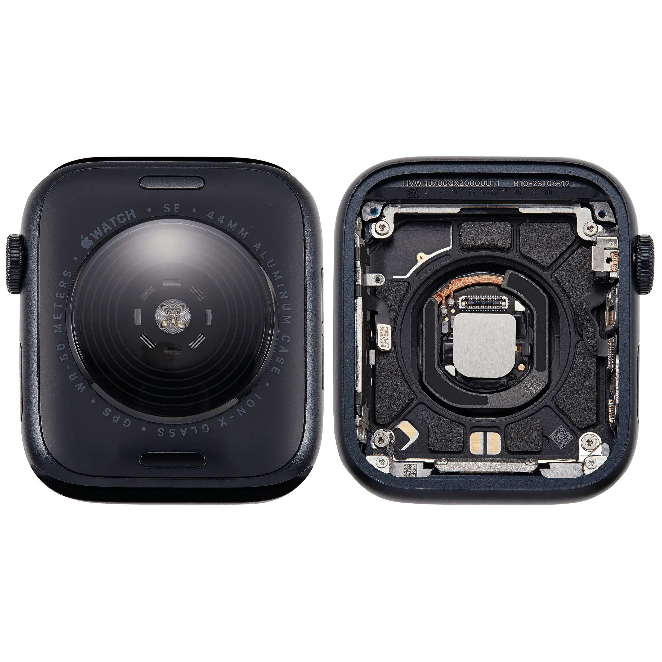 Backcover/Rahmen für Watch Series SE 3rd (44MM) (gebrauchter OEM-Ausbau, Qualität A) (GPS Version) (Aluminum / Midnight)